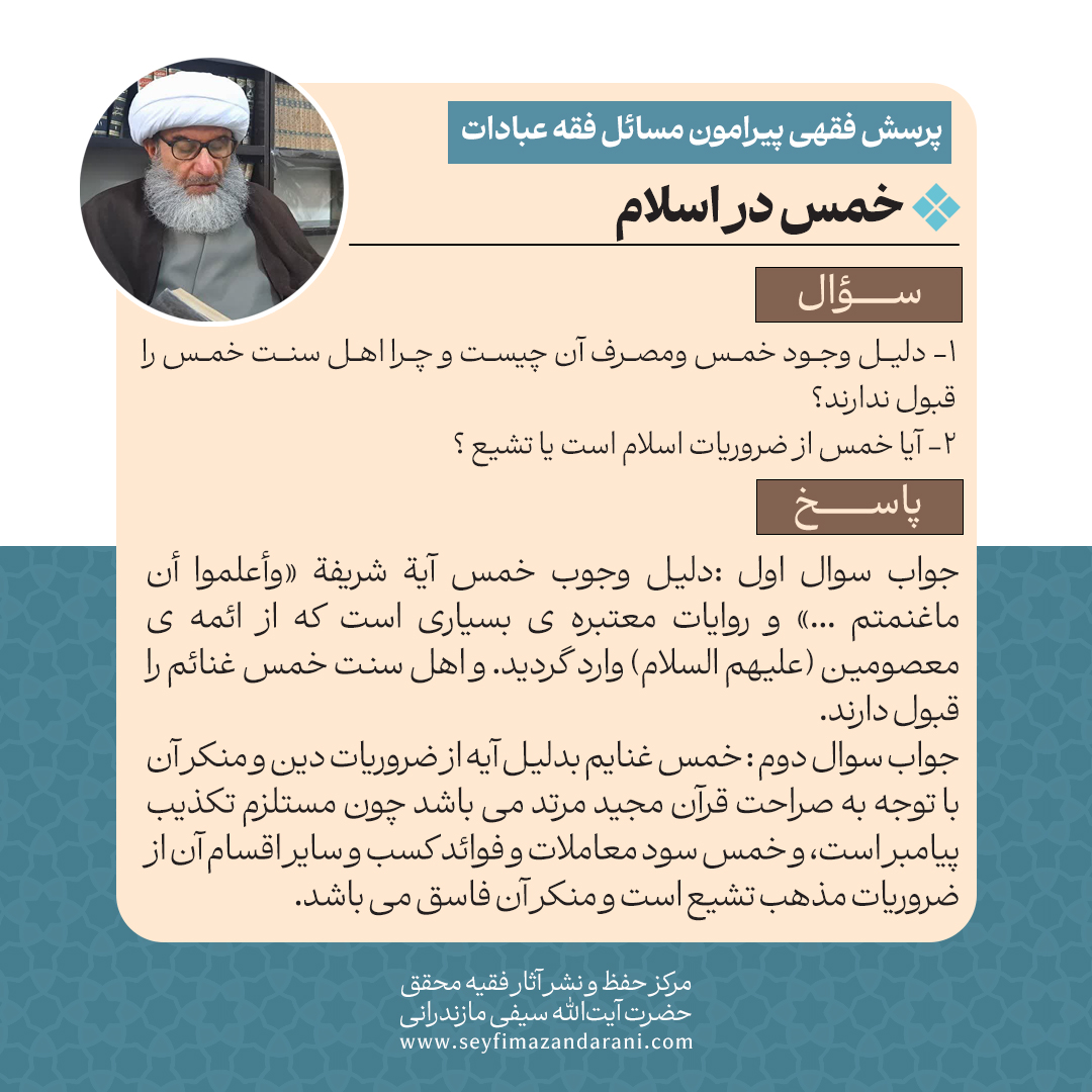 خمس در اسلام